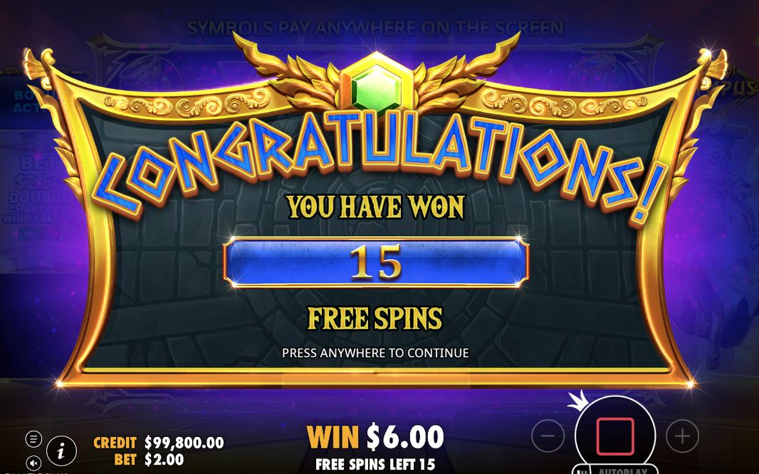 Free Spins round with special reels and extra Scatter