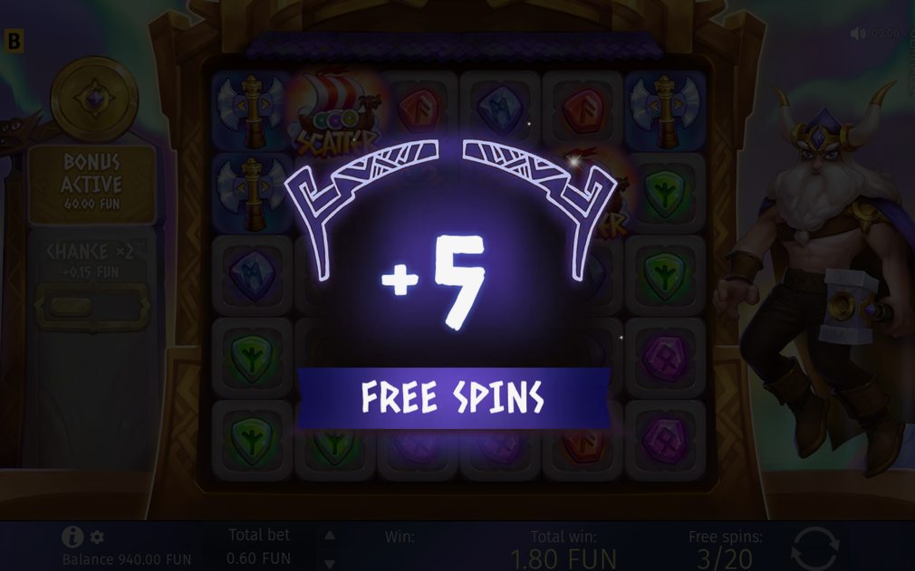 Free Spins: 15 spins with Multiplier values building