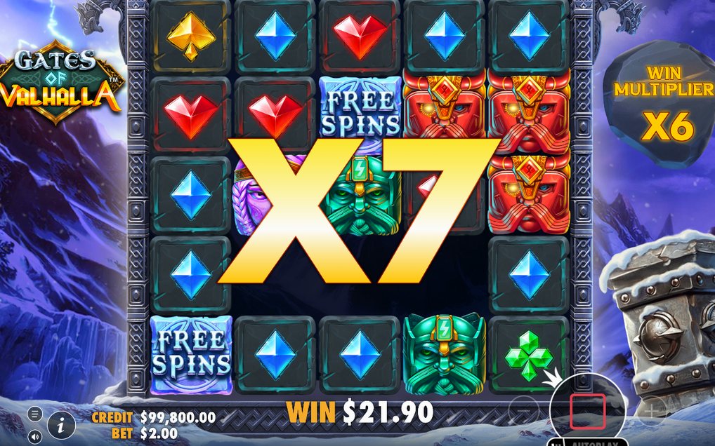 Walking Wild moves across the reels in Free Spins